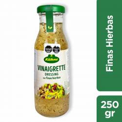 Aderezo Vinagreta Finas Hierbas Kühne x 250 cc.
