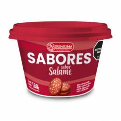 Queso Untable Sabor Salame  La Serenisima x 180 g.