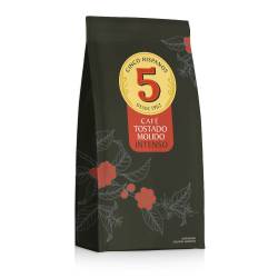 Café Molido Tostado Intenso 5 Hispanos x 250 g.