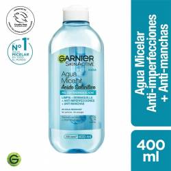 Agua Micelar Anti Acne Garnier x 400 cc.