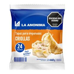 Tapas para Empanadas Criollas x 18 Un. La Anonima x 660 g.