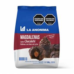 Madalena Choco Rellena con Dulce de Leche La Anónima x 180 g.