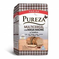Harina Multicereal con Levadura y Masa Madre Pureza x 1Kg.