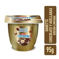 Postre sabor chocolate y avellanas Danette 95gr