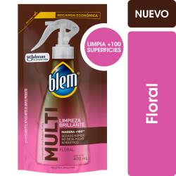 Limpiador Líquido Multisuperficies Floral Repuesto Blem x 400 cc.