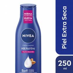Crema Corporal Milk Nutritiva Nivea x 250 cc.Nivea