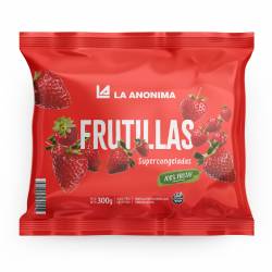 Frutillas Congeladas La Anónima x 300 g.