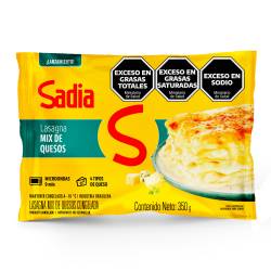 Lasagna Mix de Quesos Congelada Sadia x 350 g.