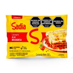 Lasagna a La Bolognesa Congelada Sadia x 350 g.