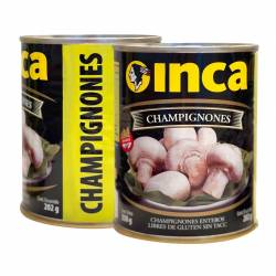 Champignon Enteros Inca x 350 g.