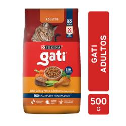 Alimento para Gatos Carne Y Pollo Gati x  500 g.