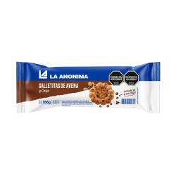 Galletitas Dulces con Avena y Chips La Anonima x 186 g.