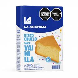 Polvo para Preparar Bizcochuelo Vainilla La Anónima x 540 g.