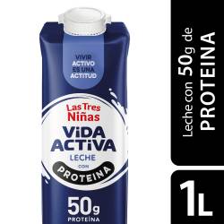 Leche UAT Descremada Vida Activa Las Tres Niñas x 1Lt.