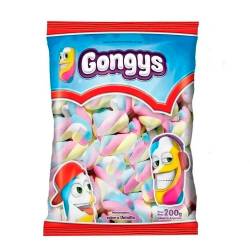 Malvaviscos sin Vainilla Trenzado Gongys x 200g.