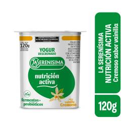 Yogur Descremado Cremoso Vainilla Nutrición Activa La Serenisima x 120 g.