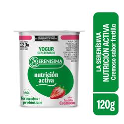 Yogur Descremado Cremoso Frutilla Nutrición Activa La Serenisima x 120 g.