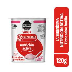 Yogur Firme Frutilla Nutrición Activa La Serenisima x 120 g.