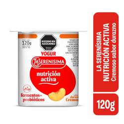 Yogur Cremoso Durazno Nutrición Activa La Serenisima x 120 g.