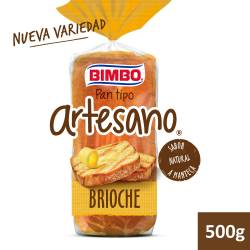 Pan de Molde Brioche Bimbo Artesano x 500g.
