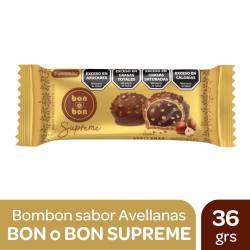 Bombones Rellenos Avellanas Supreme x 2 Un. Bon O Bon x 36 g.