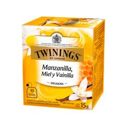 Té en Saquitos Manz con Miel y Vainilla Twinings x 10 Un.