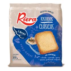 Tostadas Clásicas Riera x 200g.