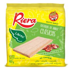 Tostadas de Arroz Riera x 150 g.